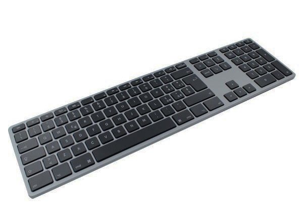 Wireless Aluminum Backlit Space Gray